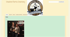Desktop Screenshot of cheshirefarmscreamery.com